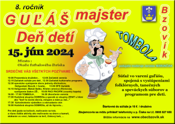Guľášmajster 2024 a Deň detí 2024